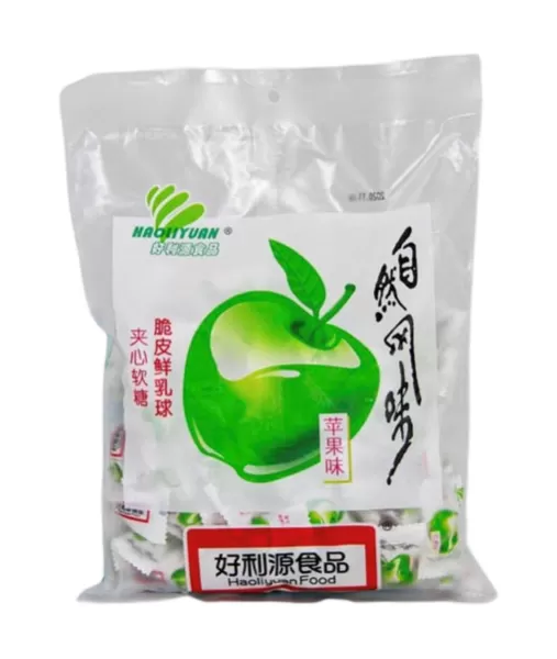 Asia Foods / Молочно-фруктовые конфеты со вкусом зеленого яблока